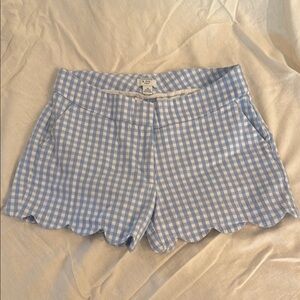 Blue Gingham Women's Shorts